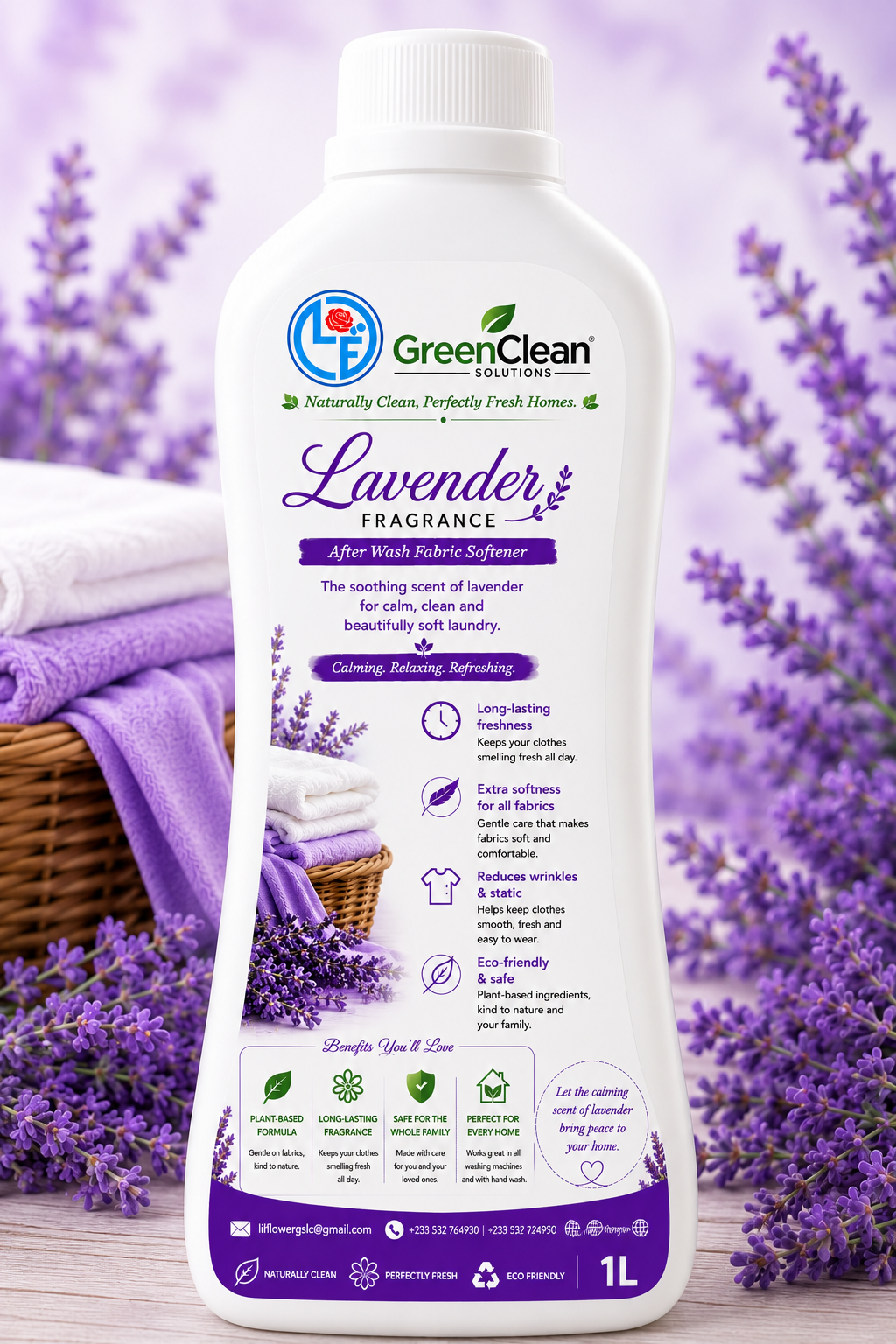 Lavender After Wash Fabric Softene 1L